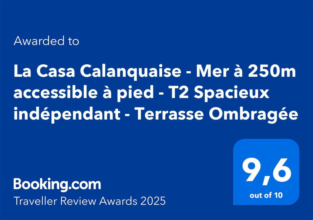 La Casa Calanquaise - Mer A 250M Accessible A Pied - T2 Spacieux Independant - Terrasse Ombragee Ensues-la-Redonne Exterior photo